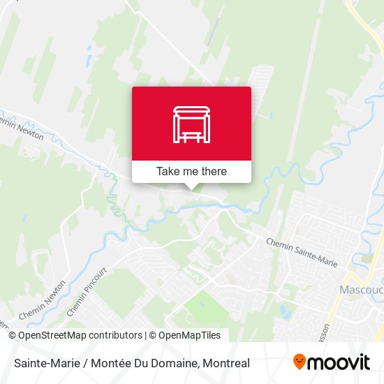 Sainte-Marie / Montée Du Domaine map