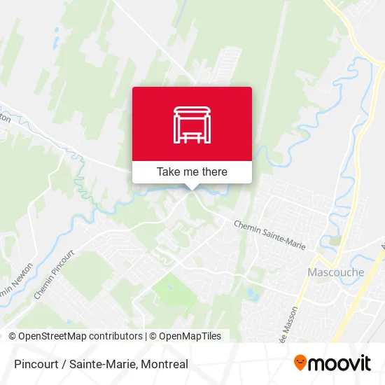 Pincourt / Sainte-Marie map