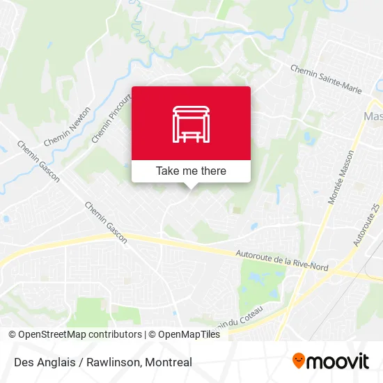 Des Anglais / Rawlinson map