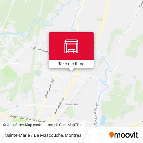 Sainte-Marie / De Mascouche map