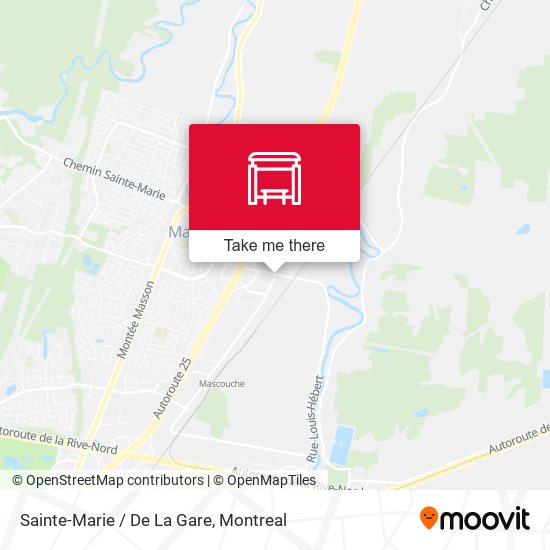 Sainte-Marie / De La Gare map
