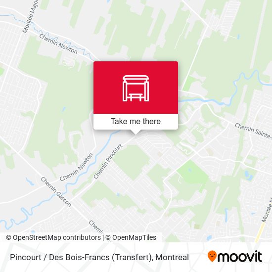 Pincourt / Des Bois-Francs (Transfert) map