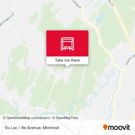 Du Lac / 8e Avenue map