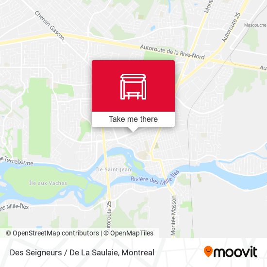 Des Seigneurs / De La Saulaie map
