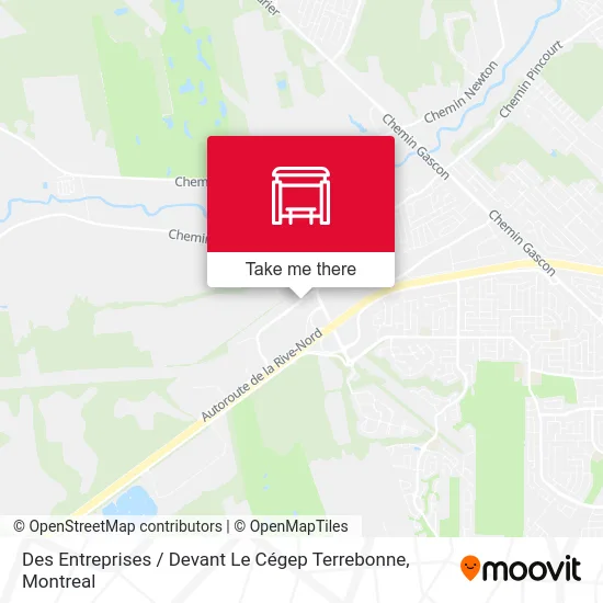 Des Entreprises / Devant Le Cégep Terrebonne map