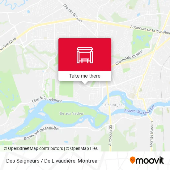 Des Seigneurs / De Livaudière map