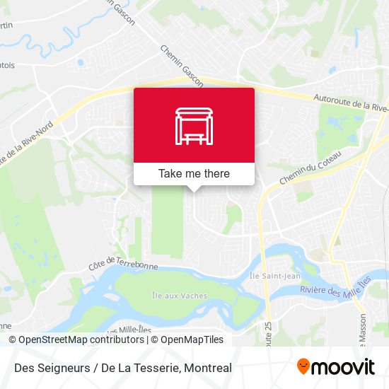Des Seigneurs / De La Tesserie map