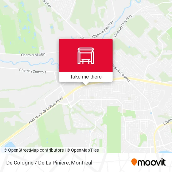 De Cologne / De La Pinière map