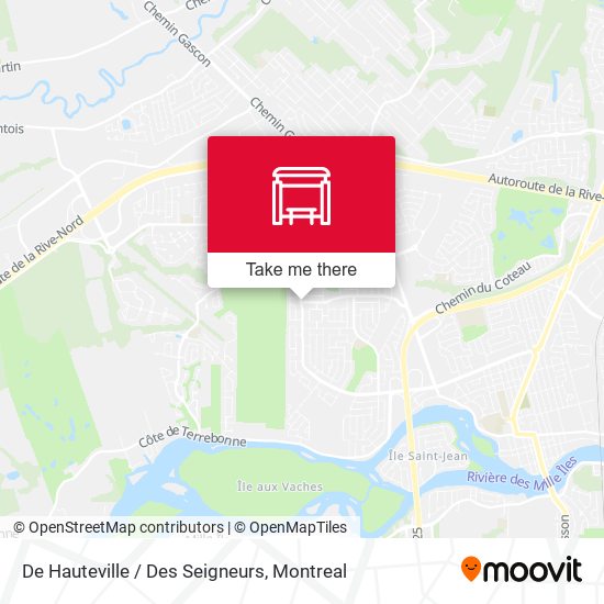 De Hauteville / Des Seigneurs map