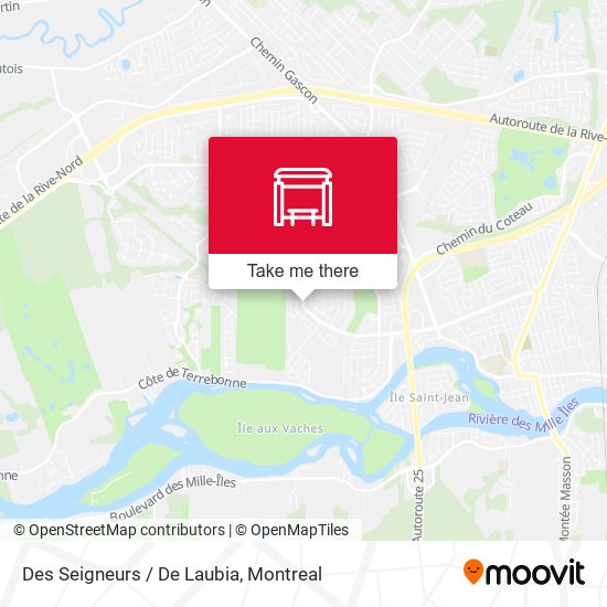 Des Seigneurs / De Laubia map