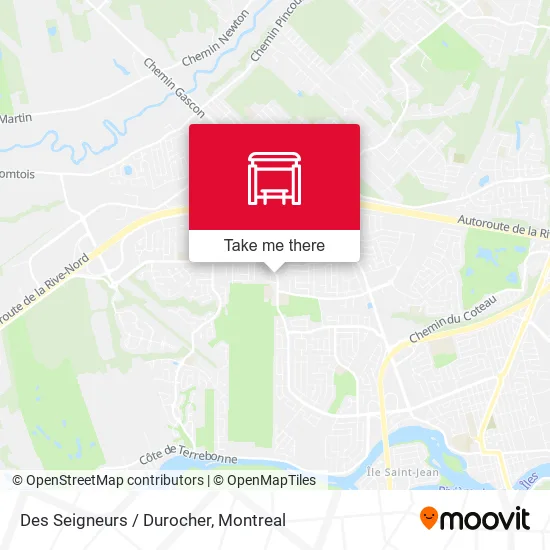 Des Seigneurs / Durocher map