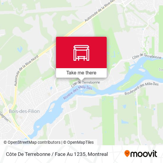 Côte De Terrebonne / Face Au 1235 map