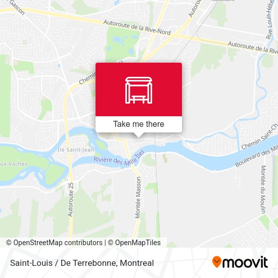 Saint-Louis / De Terrebonne map