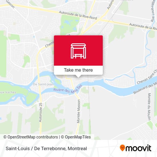 Saint-Louis / De Terrebonne map