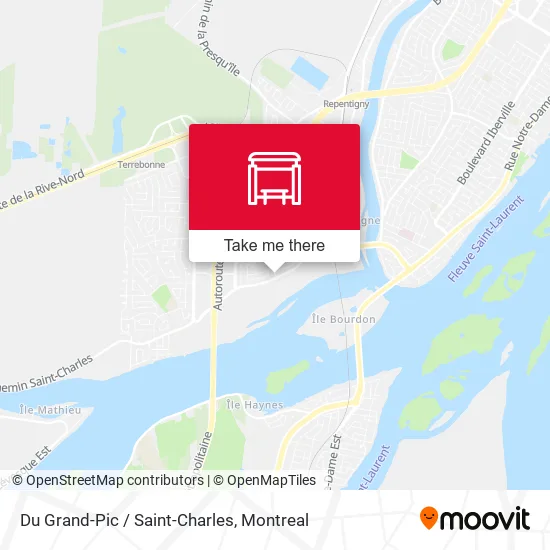 Du Grand-Pic / Saint-Charles map