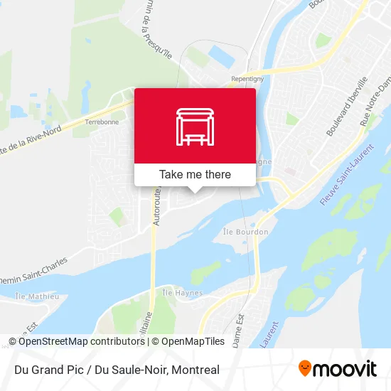 Du Grand Pic / Du Saule-Noir map