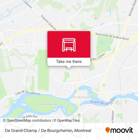 De Grand-Champ / De Bourgchemin map