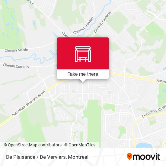 De Plaisance / De Verviers map