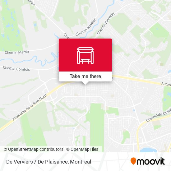 De Verviers / De Plaisance map