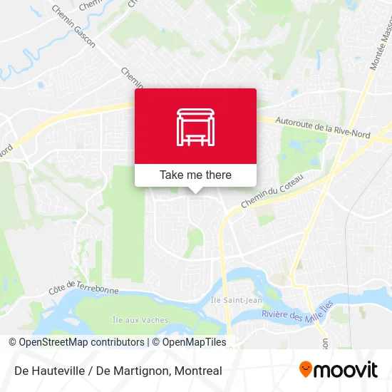 De Hauteville / De Martignon map