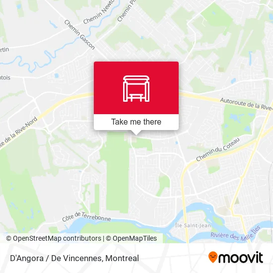 D'Angora / De Vincennes map