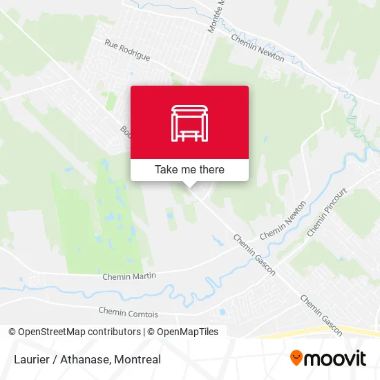 Laurier / Athanase map