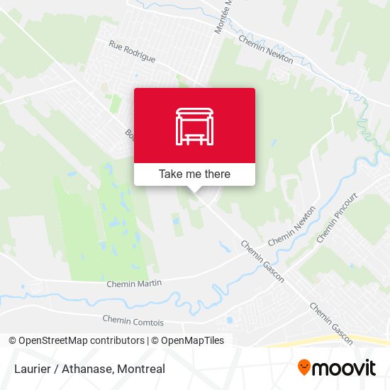 Laurier / Athanase map