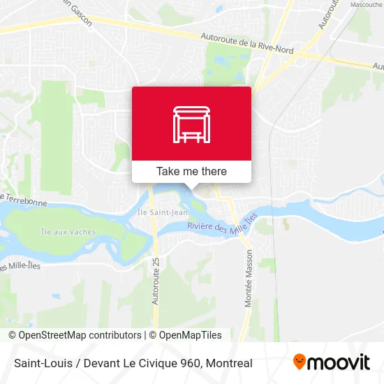 Saint-Louis / Devant Le Civique 960 map