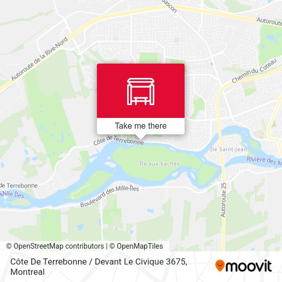 Côte De Terrebonne / Devant Le Civique 3675 map