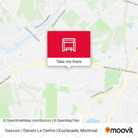 Gascon / Devant Le Centre L'Esplanade map