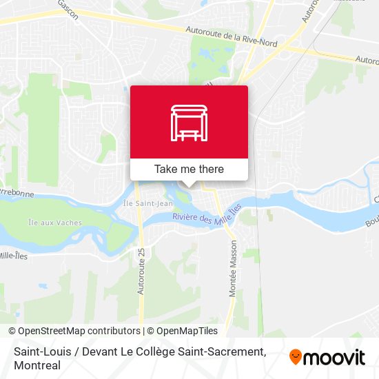 Saint-Louis / Devant Le Collège Saint-Sacrement map