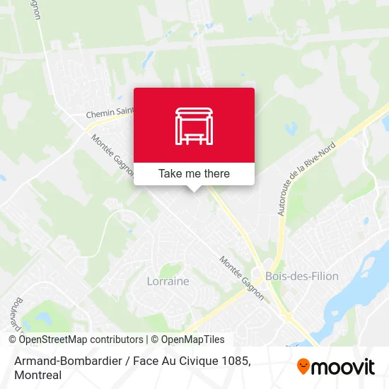 Armand-Bombardier / Face Au Civique 1085 map