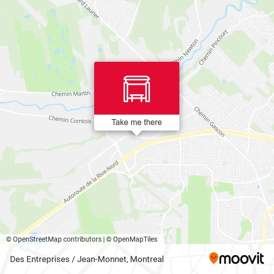 Des Entreprises / Jean-Monnet map
