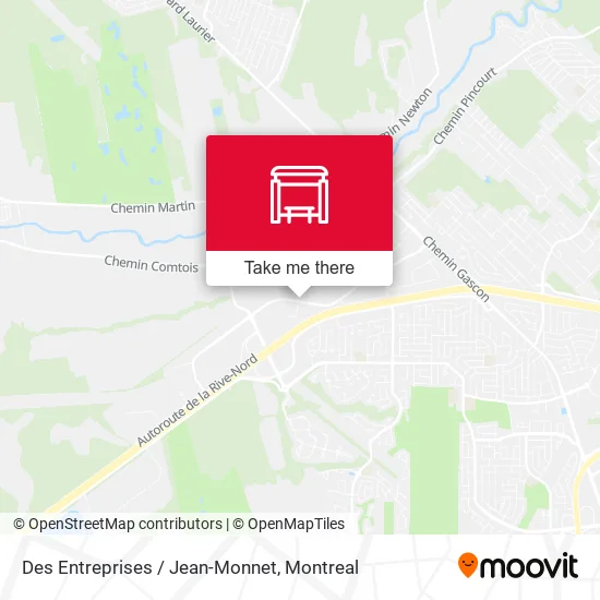 Des Entreprises / Jean-Monnet map