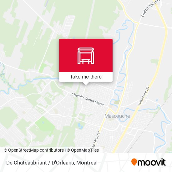 De Châteaubriant / D'Orléans map