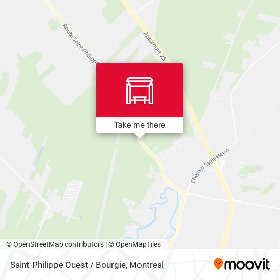 Saint-Philippe Ouest / Bourgie map