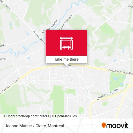 Jeanne-Mance / Claire map