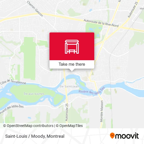 Saint-Louis / Moody map