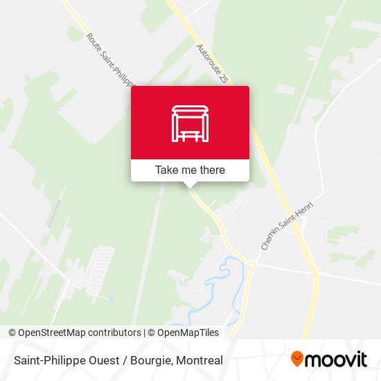 Saint-Philippe Ouest / Bourgie map