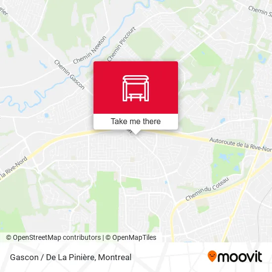 Gascon / De La Pinière map