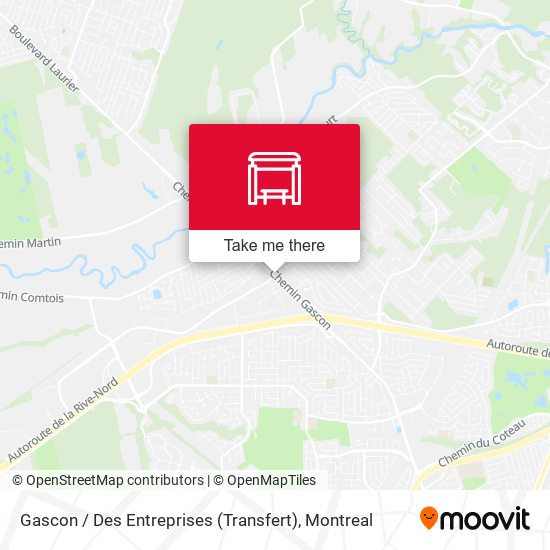 Gascon / Des Entreprises (Transfert) map