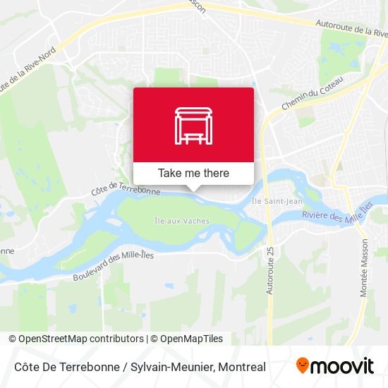 Côte De Terrebonne / Sylvain-Meunier map