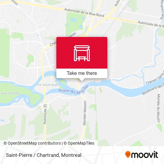 Saint-Pierre / Chartrand map