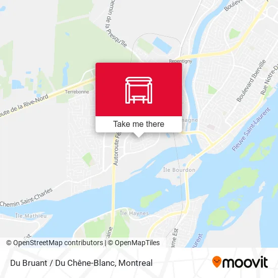 Du Bruant / Du Chêne-Blanc map