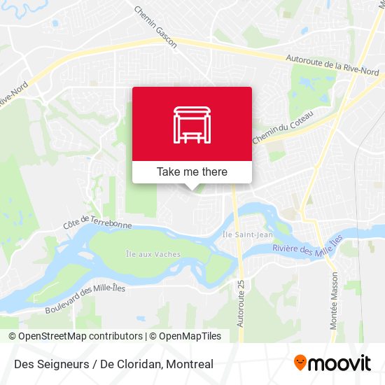 Des Seigneurs / De Cloridan map