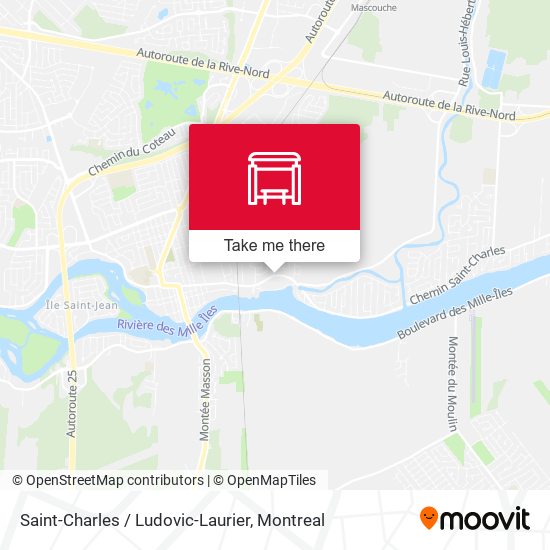 Saint-Charles / Ludovic-Laurier map