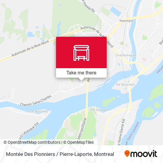 Montée Des Pionniers / Pierre-Laporte map