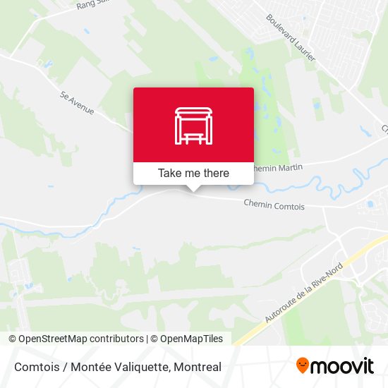Comtois / Montée Valiquette map