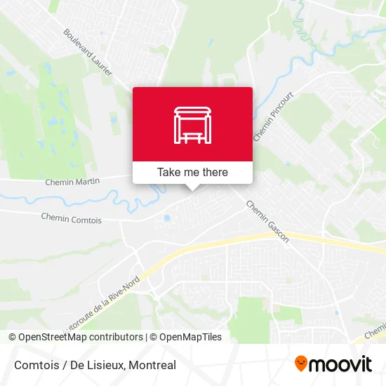 Comtois / De Lisieux map