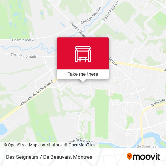 Des Seigneurs / De Beauvais map